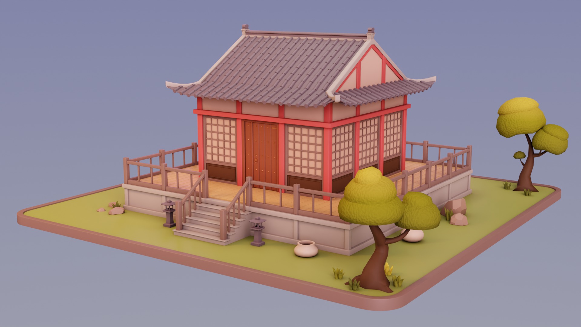 Chinese Town 3D Model Collection_21