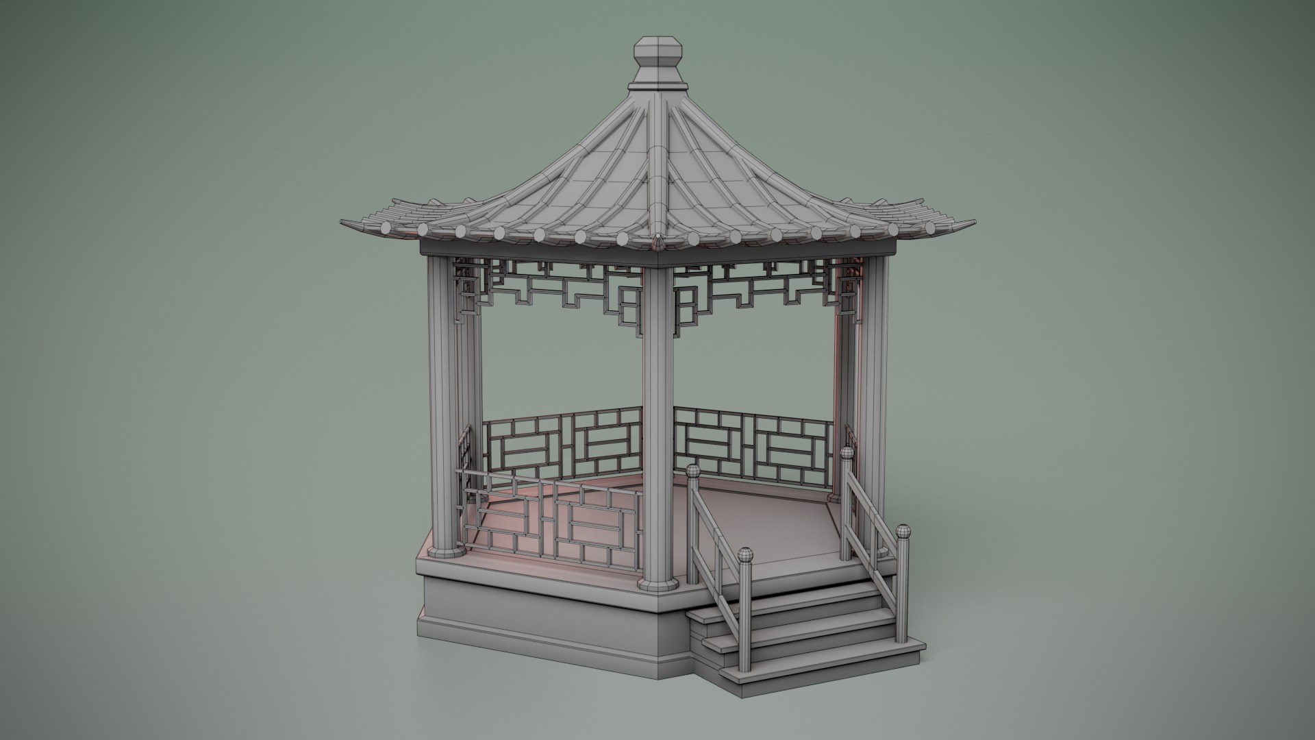 Chinese Town 3D Model Collection_32