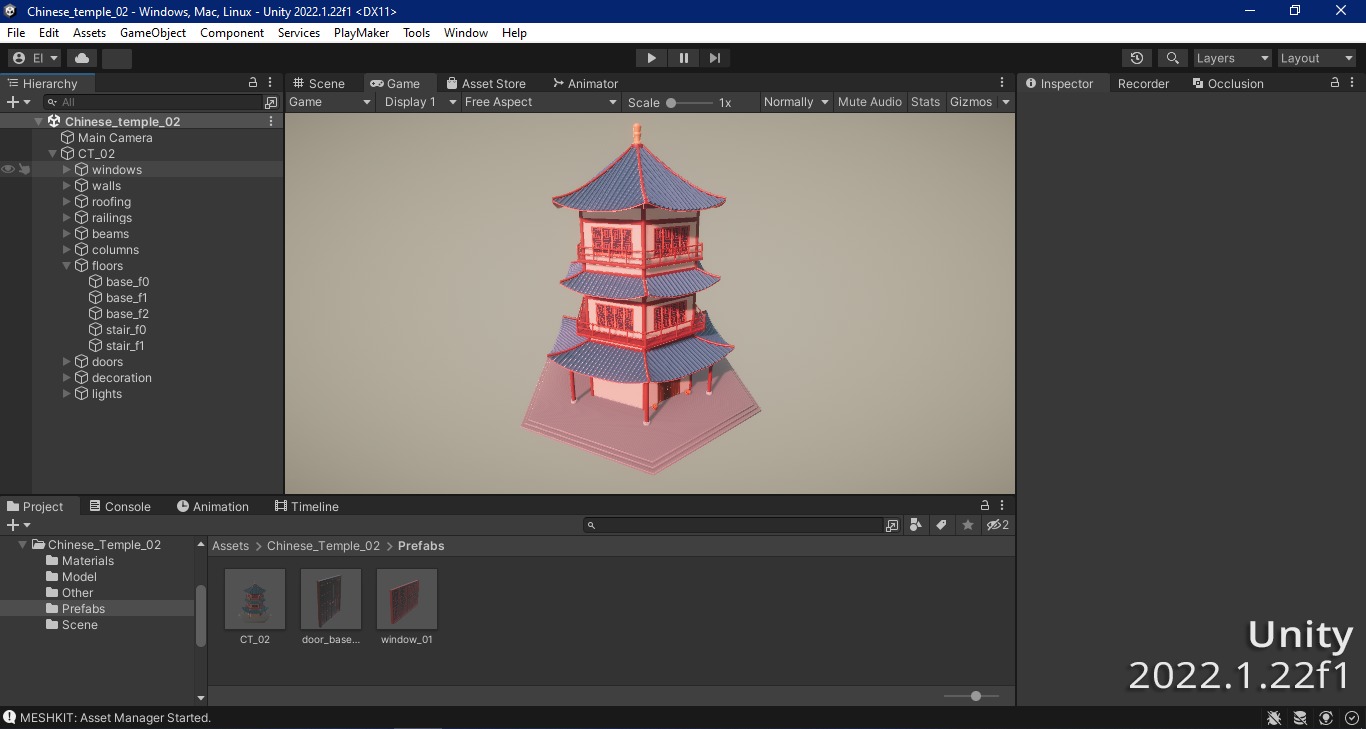 Chinese Town 3D Model Collection_50