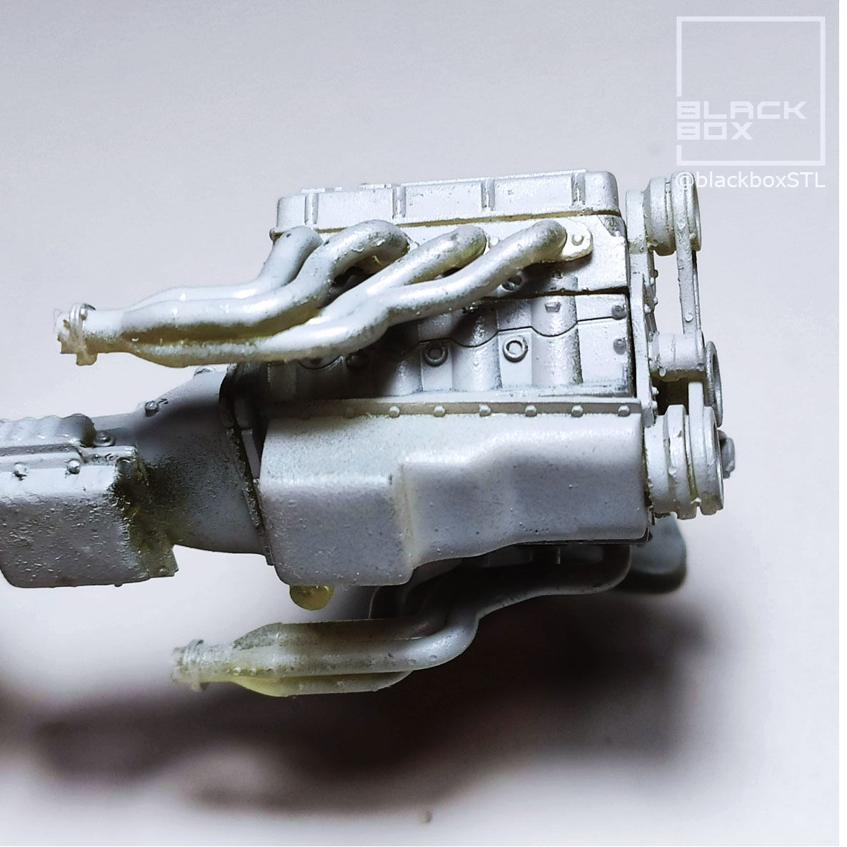 572 ENGINE 1-24th for modelkits and diecast 3D print model_5