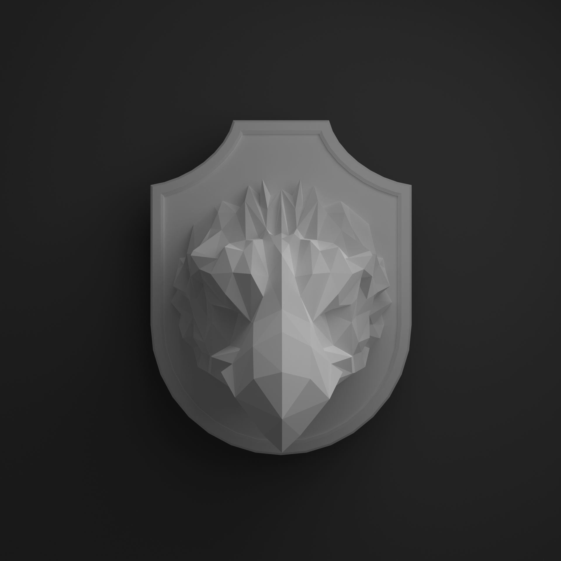 Eagle head 3D print model_1