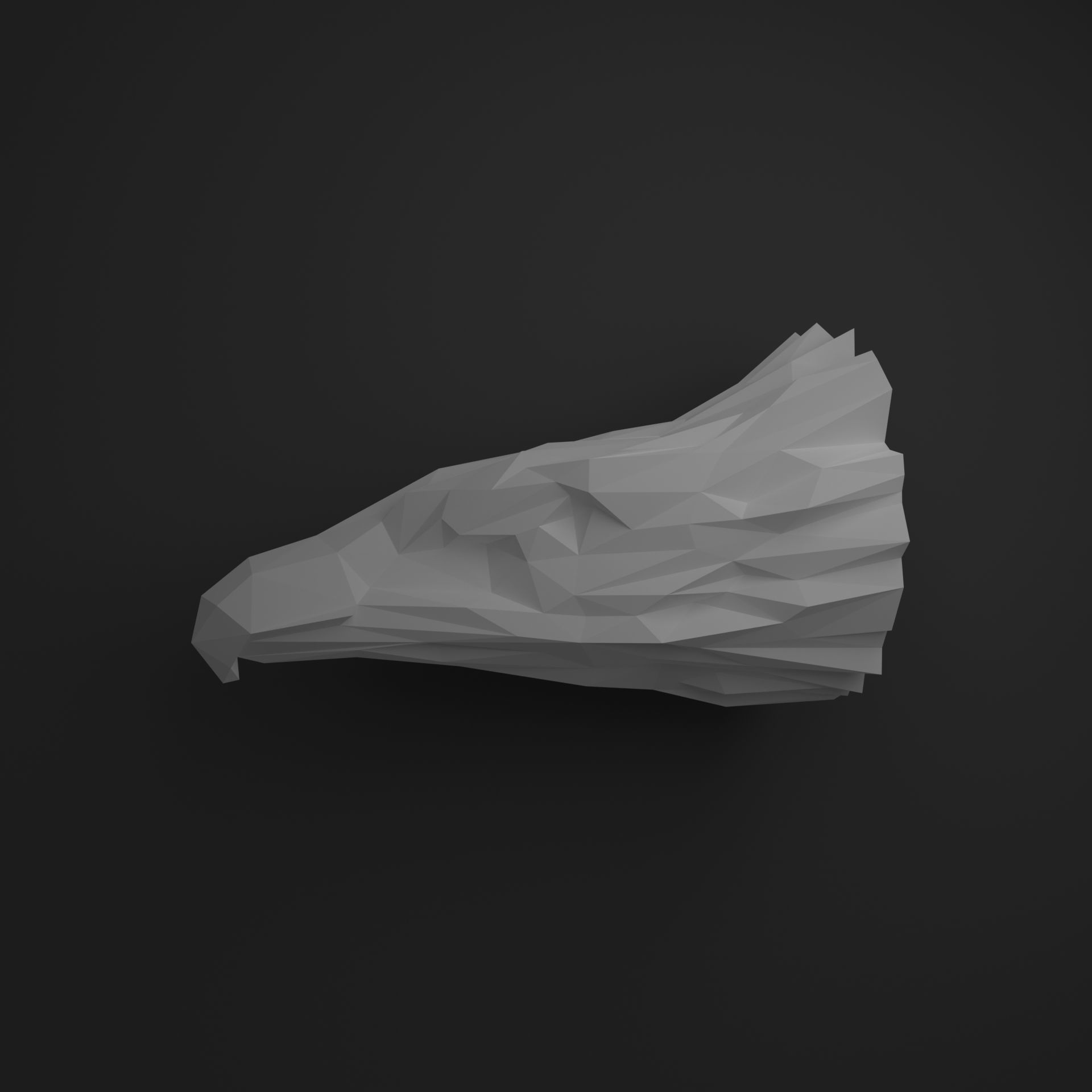 Eagle head 3D print model_2
