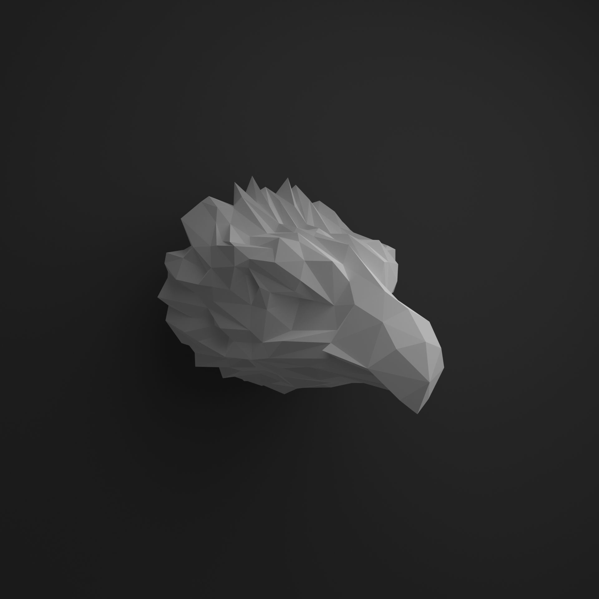 Eagle head 3D print model_4
