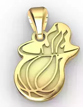 BASKET BALL PENDANT  3D print model