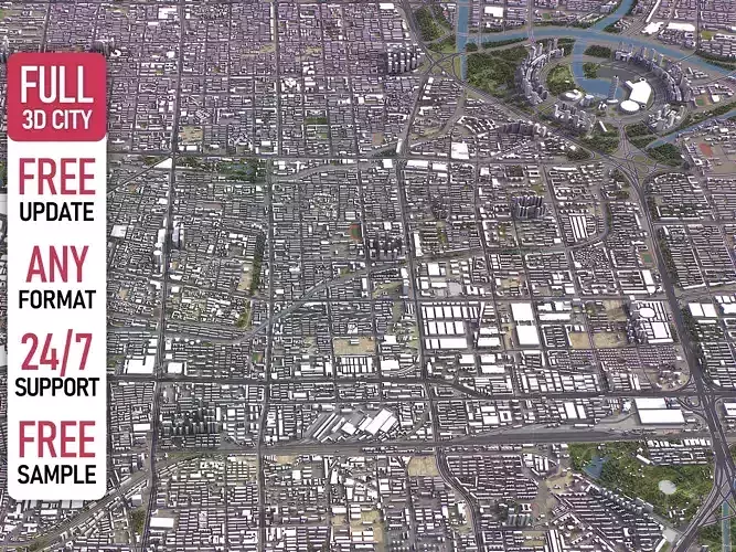 Zhengzhou - 3D City Model