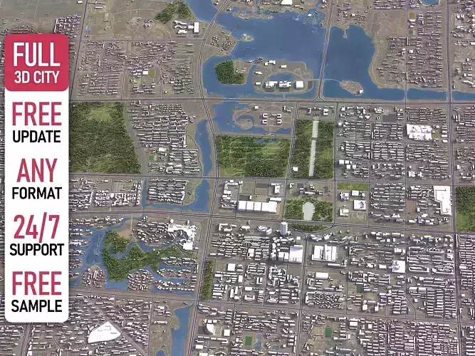 Yinchuan - 3D City Model