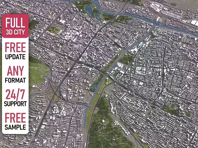 Xining - 3D City Model