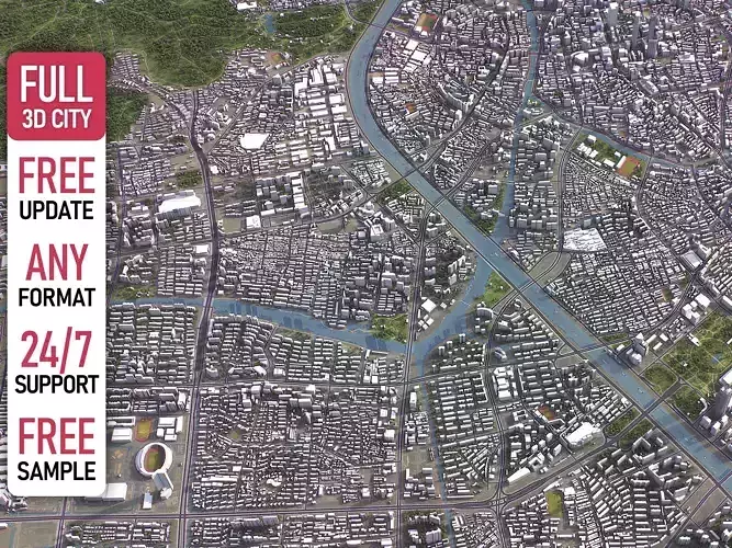 Wuxi - 3D City Model