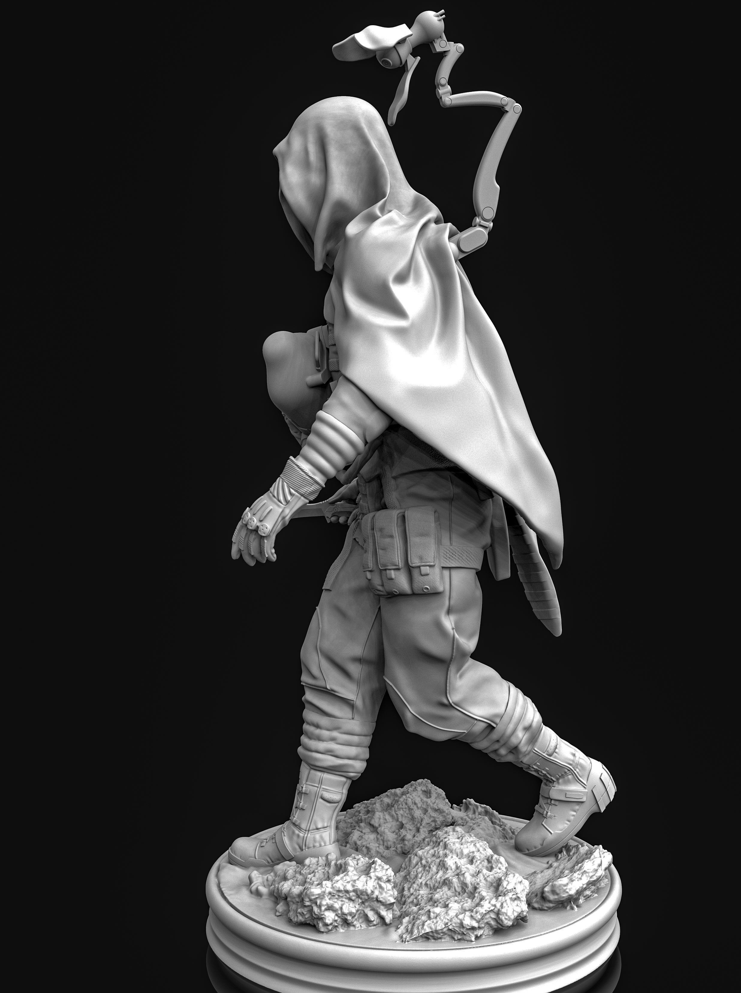 Death stranding Higgs fan art  3D print model_3