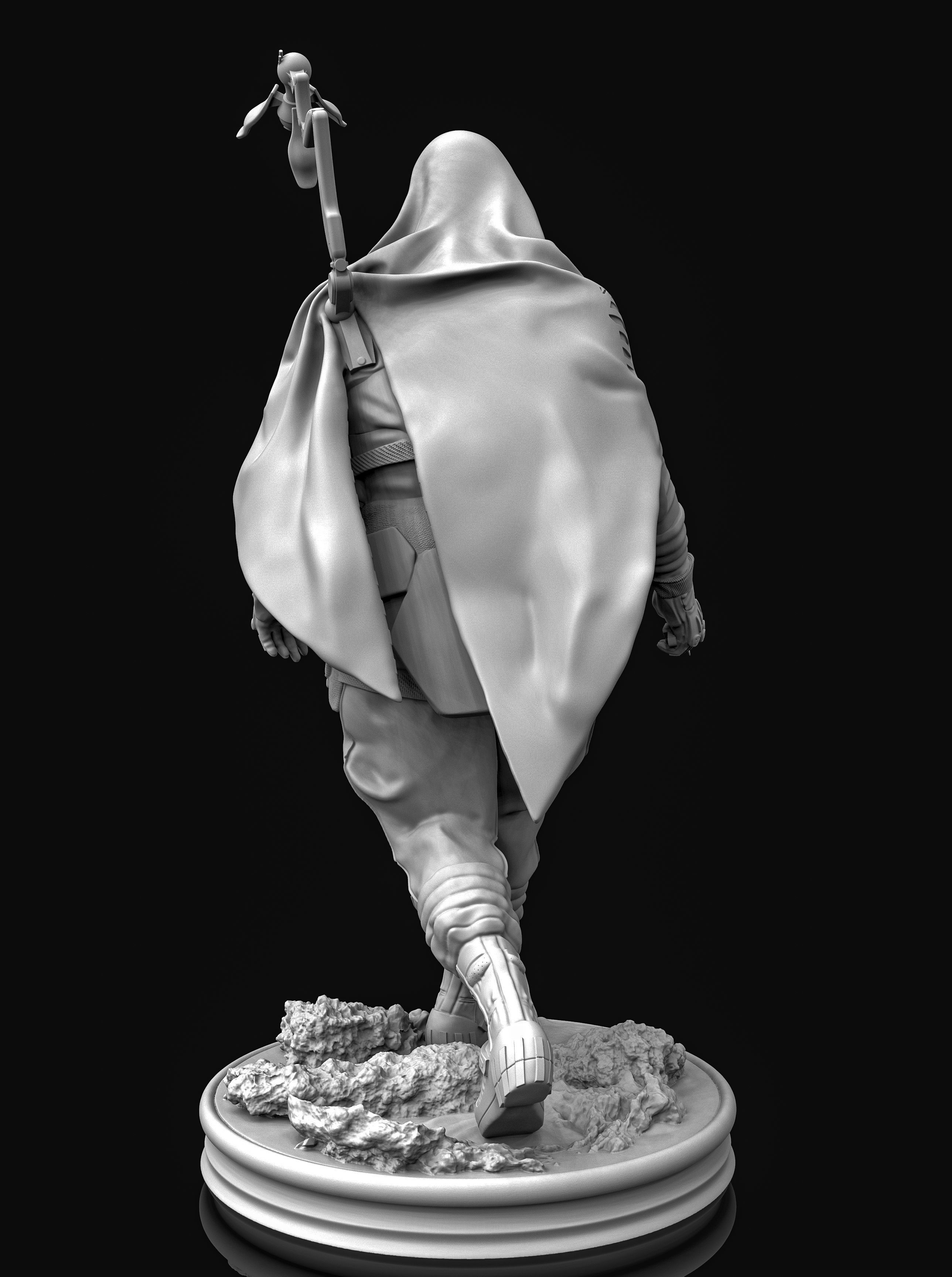 Death stranding Higgs fan art  3D print model_4