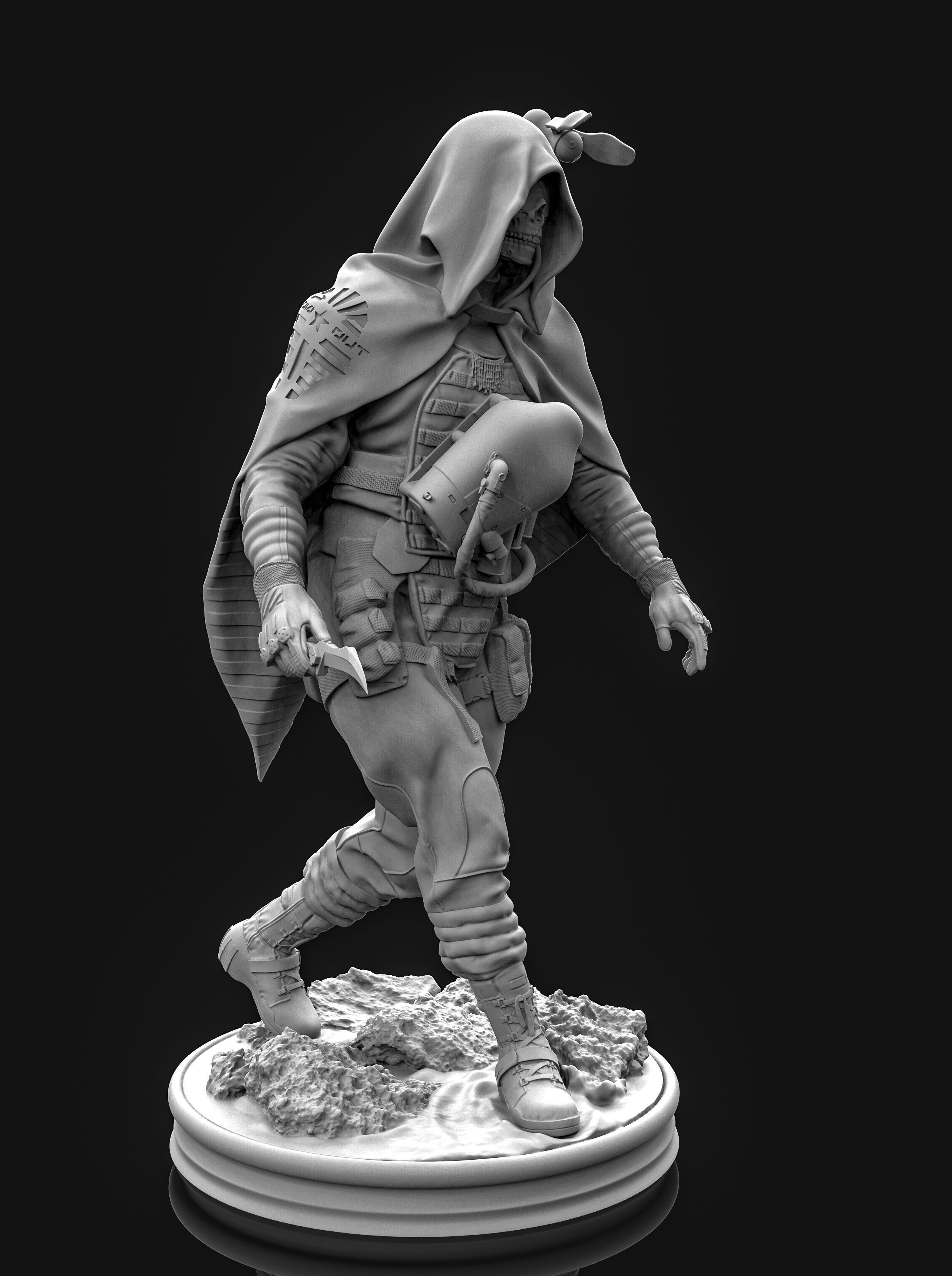 Death stranding Higgs fan art  3D print model_6