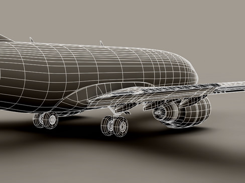 Boeing 737-600 Continental Airlines 3D model_10