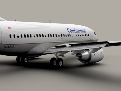 Boeing 737-600 Continental Airlines 3D model_2