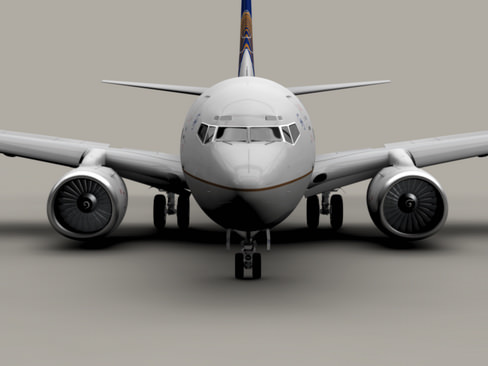 Boeing 737-600 Continental Airlines 3D model_3