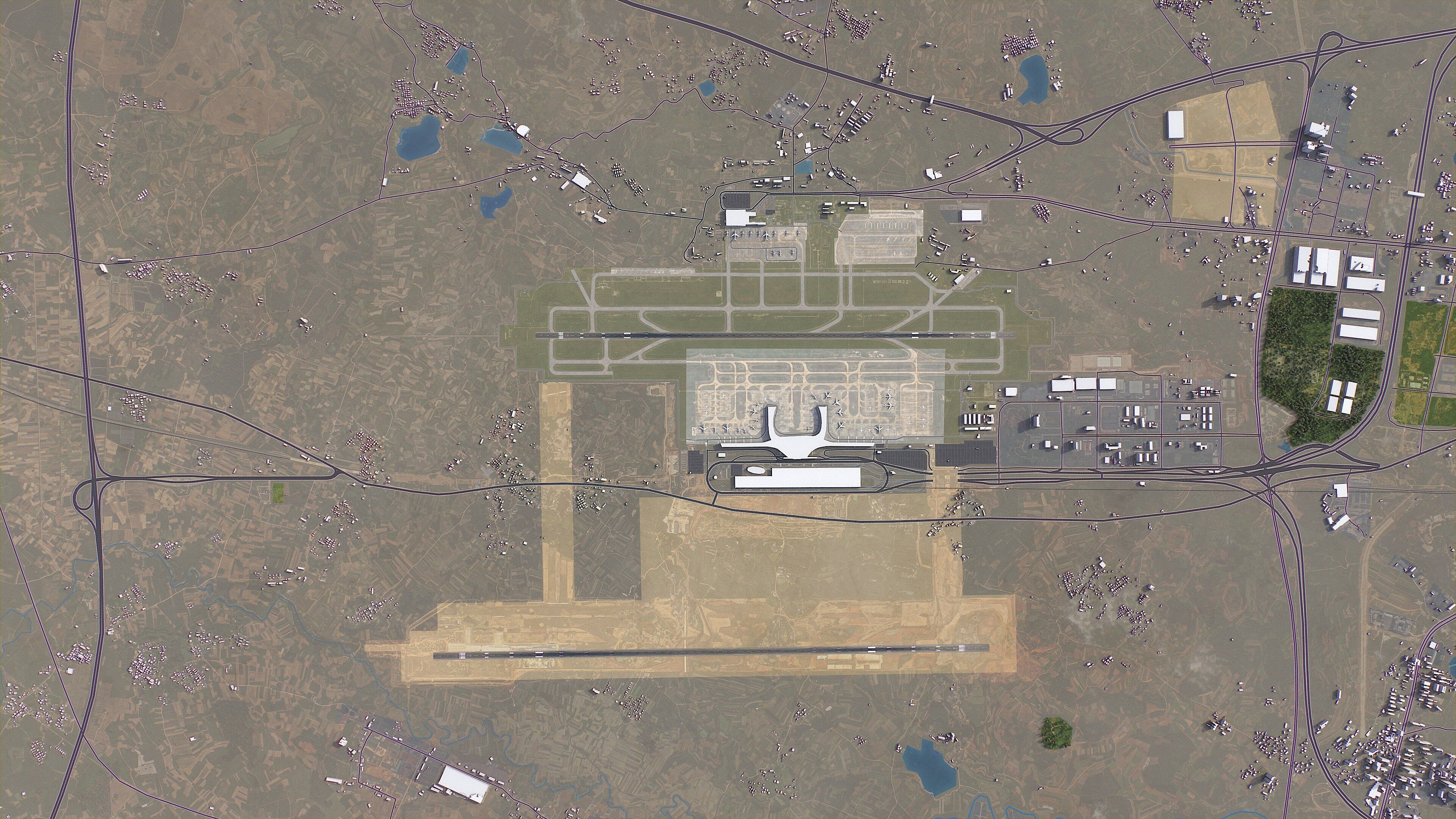 Nanning - 3D City Model Low-poly 3D model_14