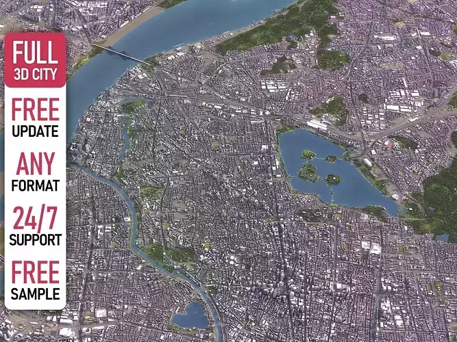 Nanjing - 3D City Model