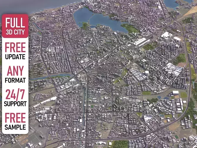 Jiujiang - 3D City Model