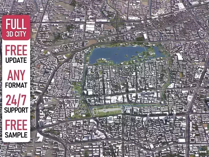 Jinan - 3D City Model
