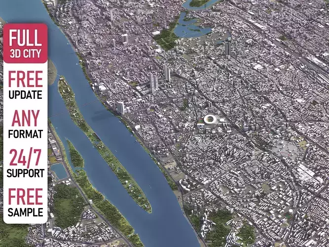 Changsha - 3D City Model