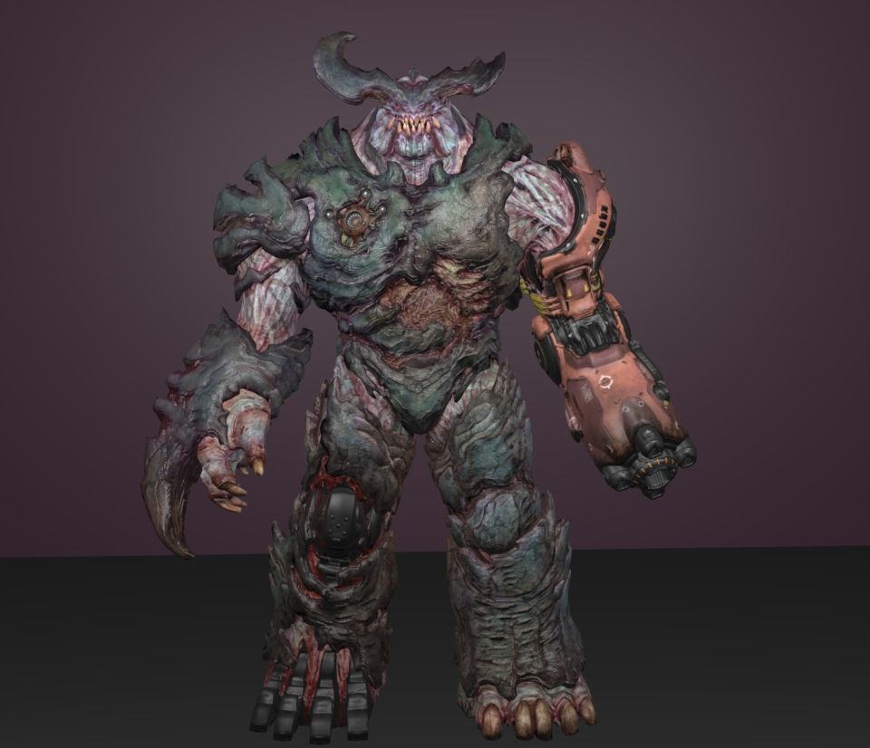 cyber demon 3D model_1