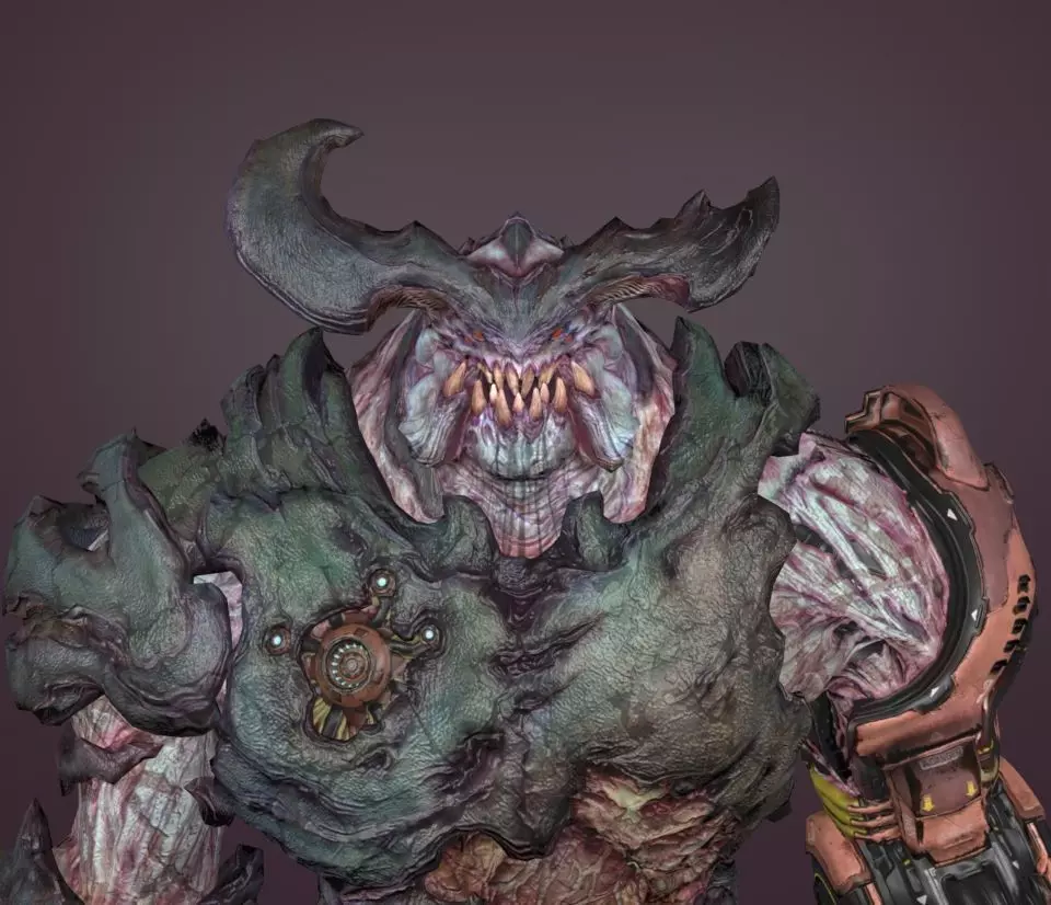 cyber demon 3D model_0