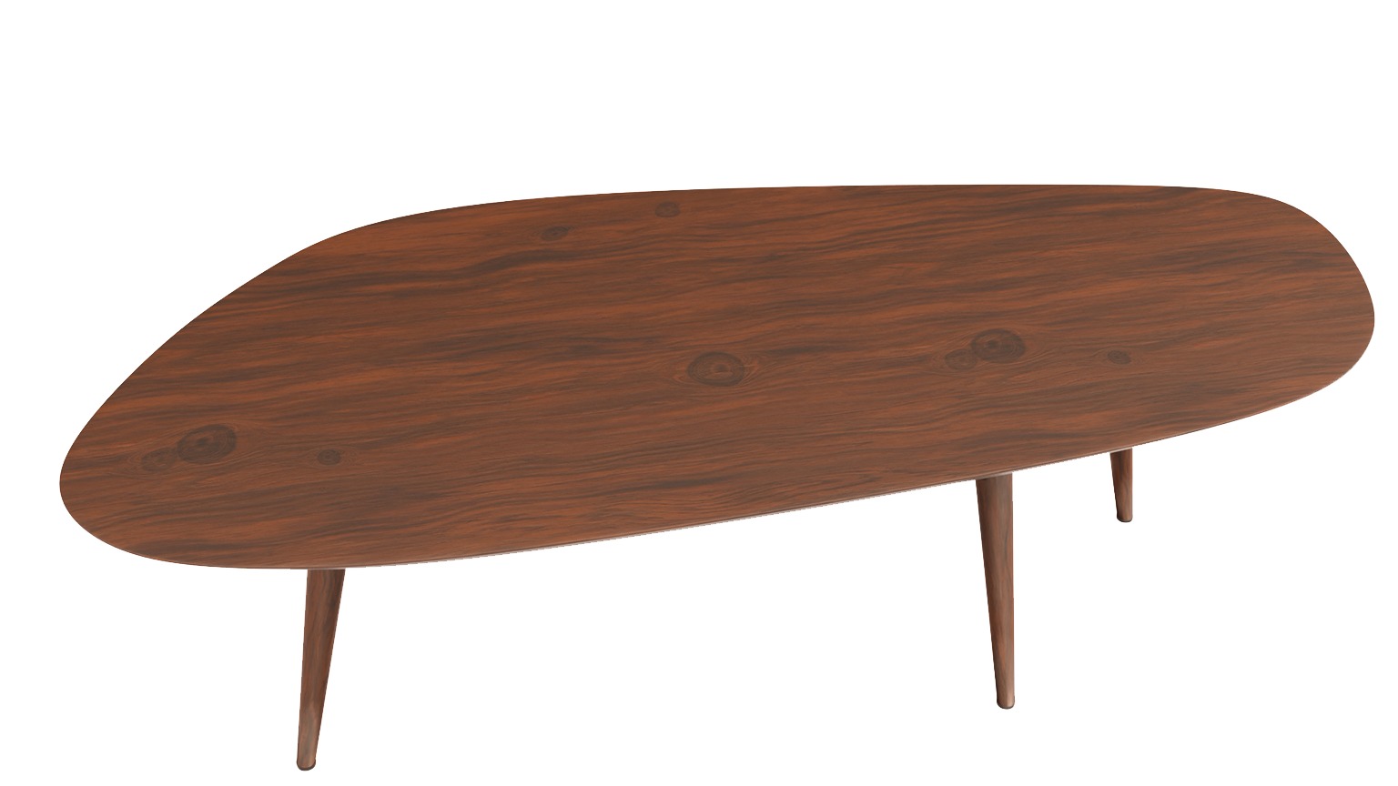 Wood table 3D model_14
