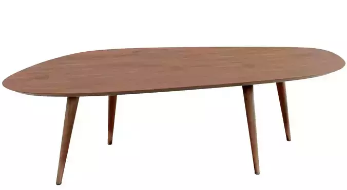  Wood table 3D model
