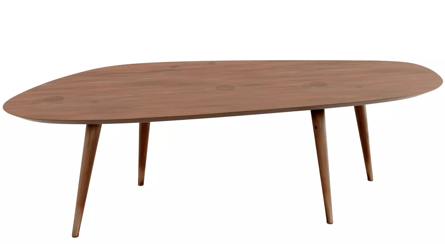 Wood table 3D model_0
