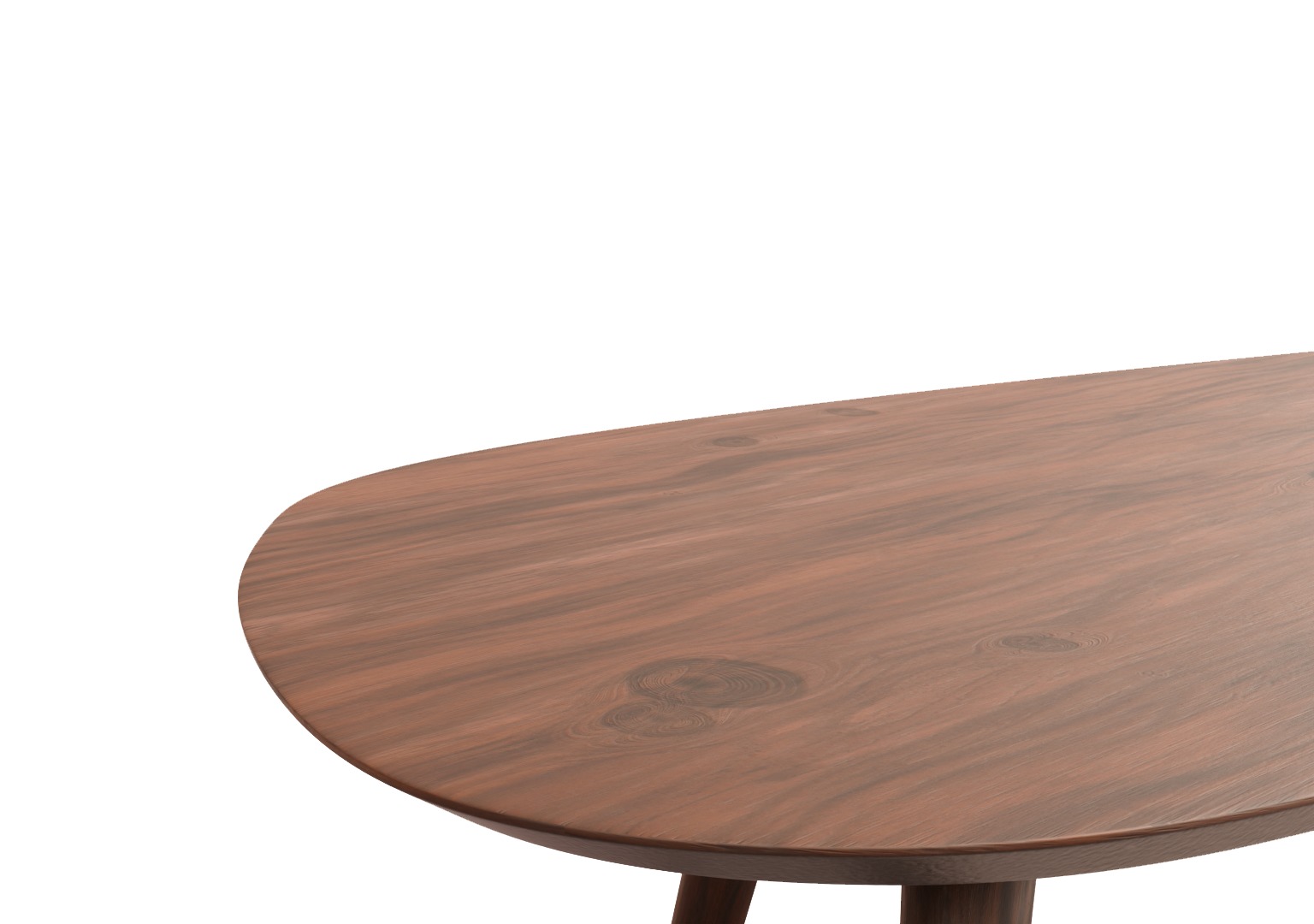 Wood table 3D model_13