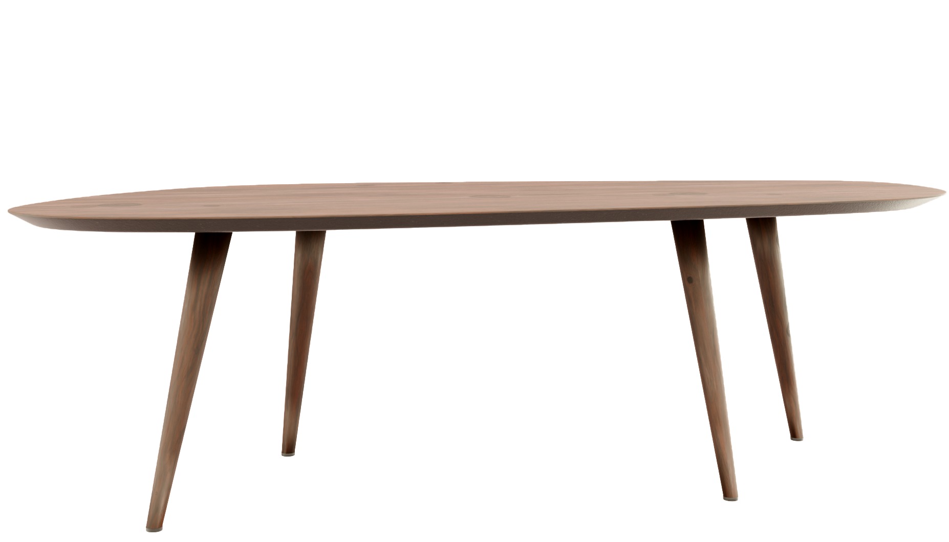 Wood table 3D model_10