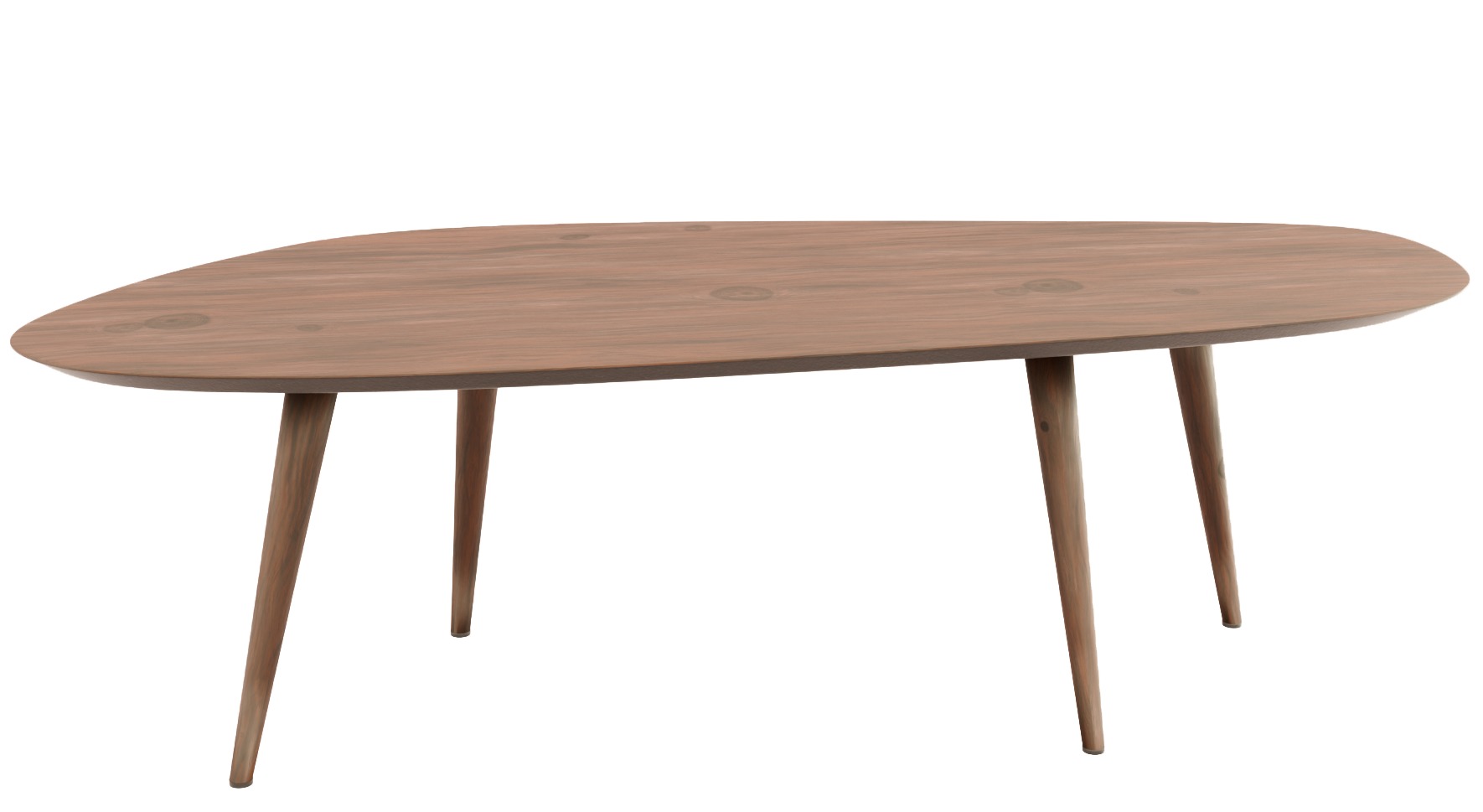 Wood table 3D model_15