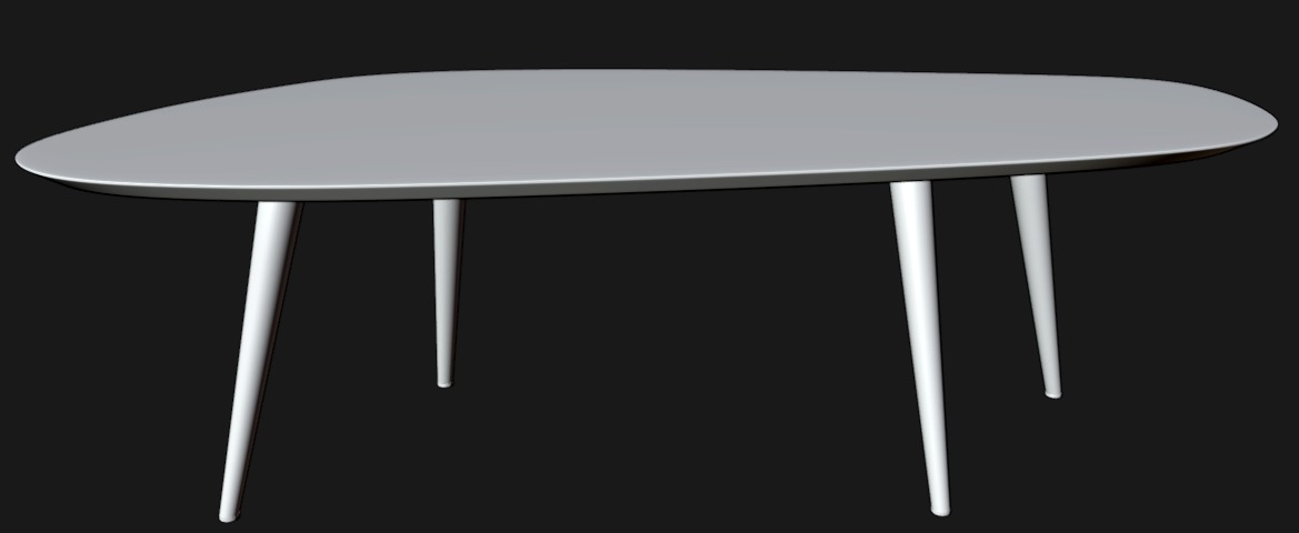 Wood table 3D model_20