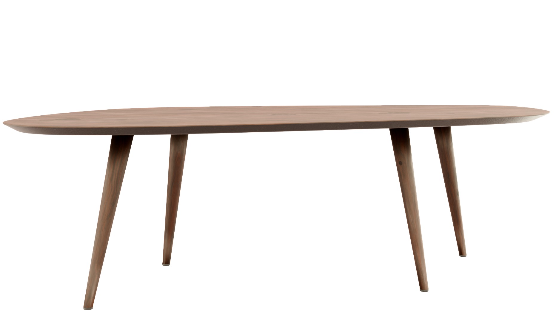 Wood table 3D model_16