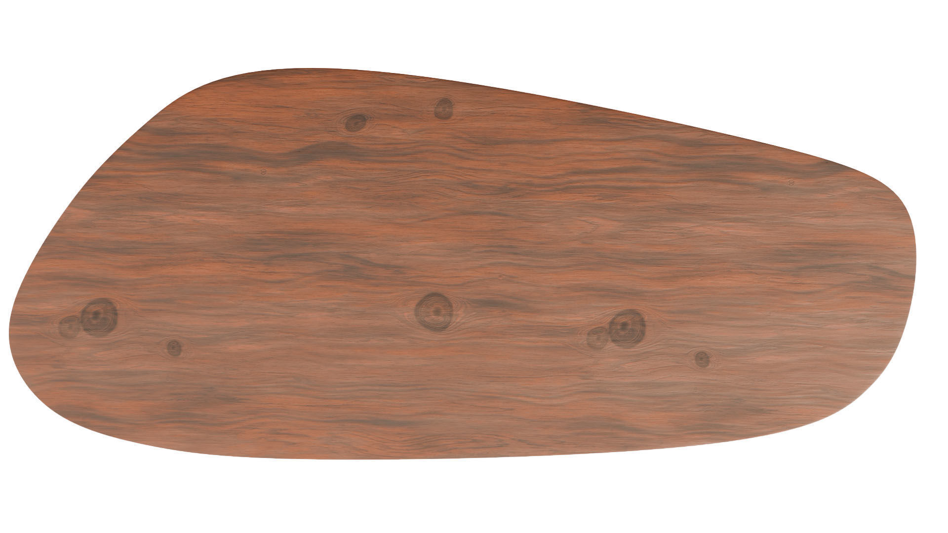 Wood table 3D model_1