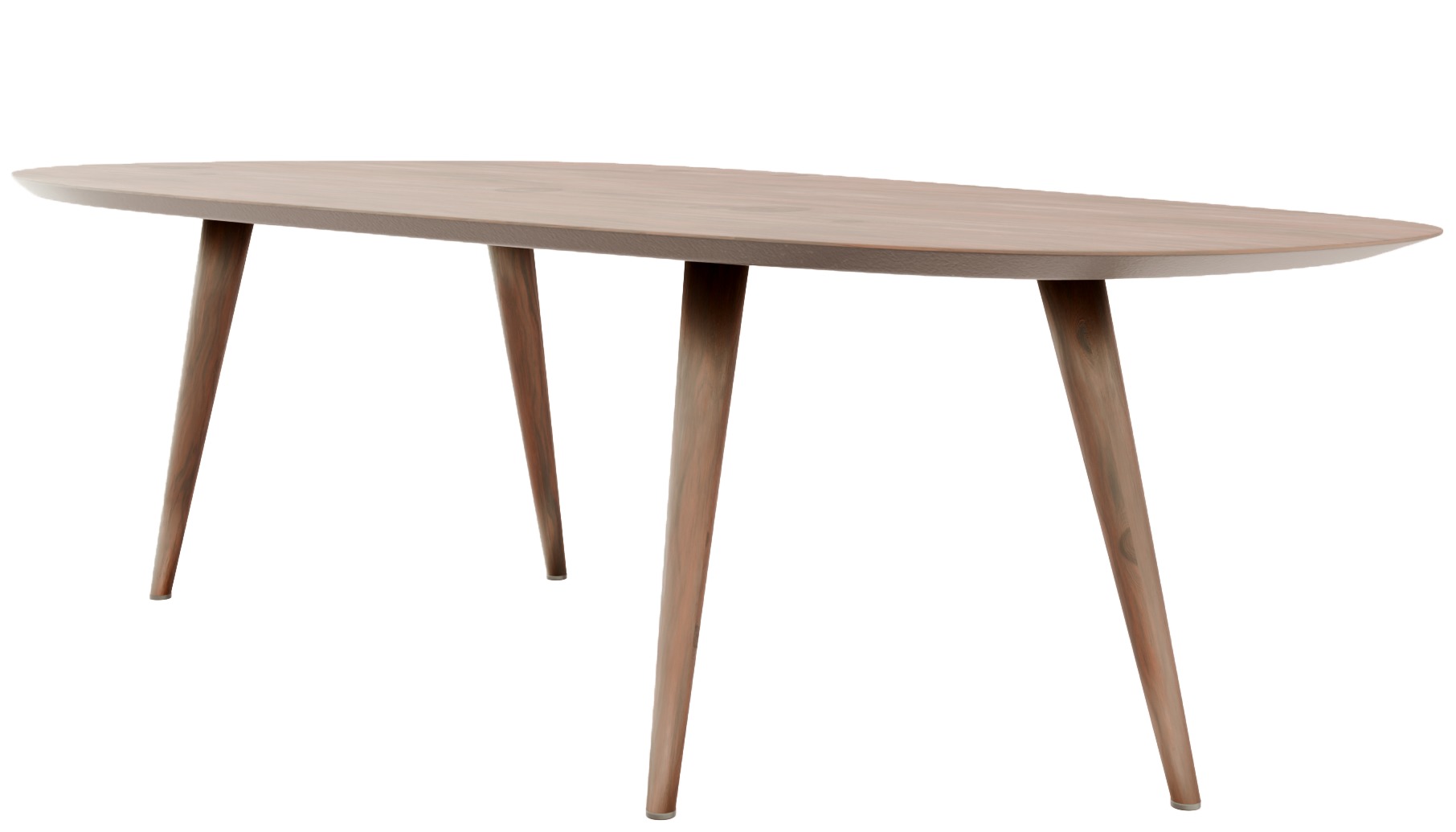 Wood table 3D model_11