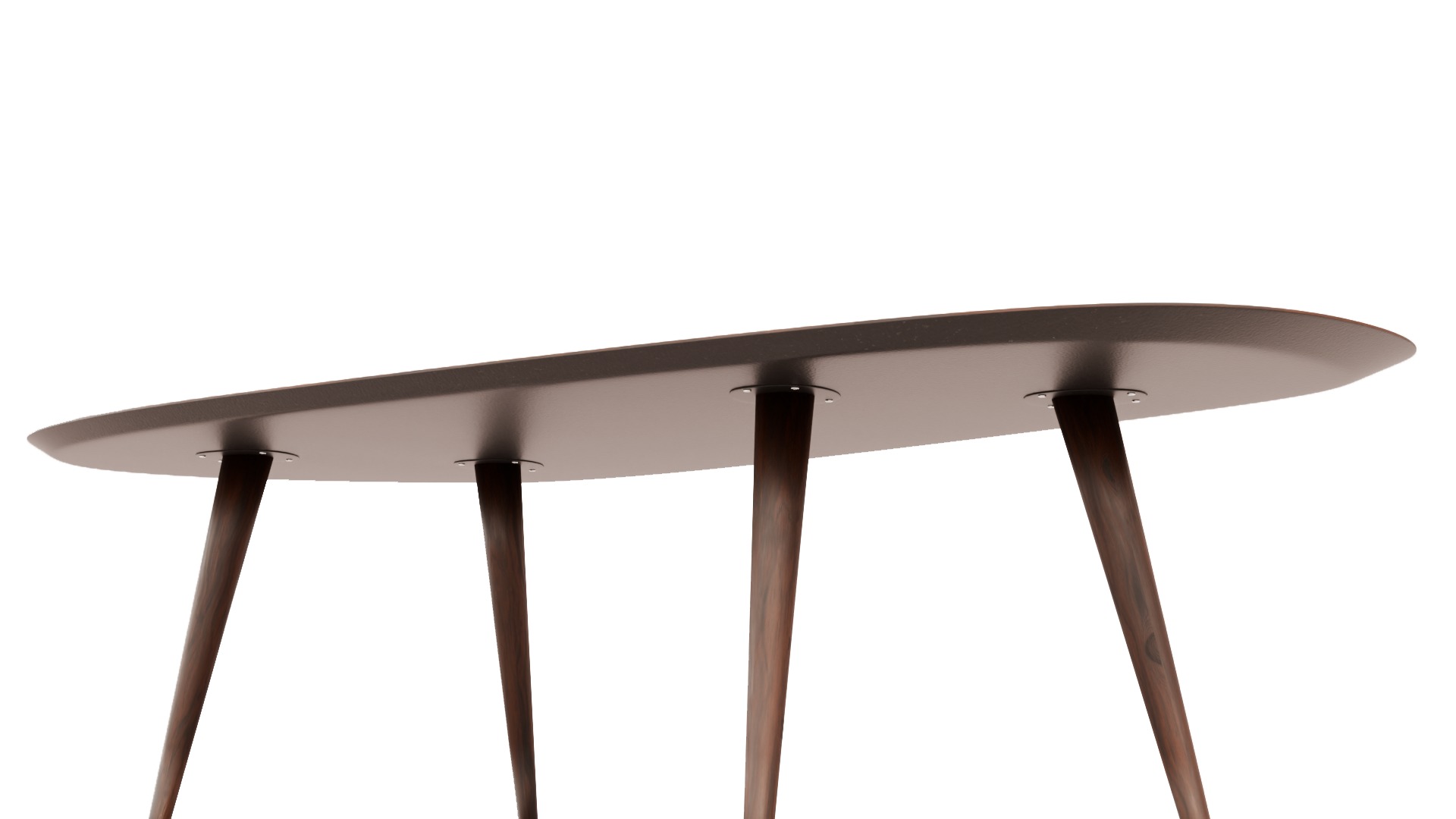 Wood table 3D model_9