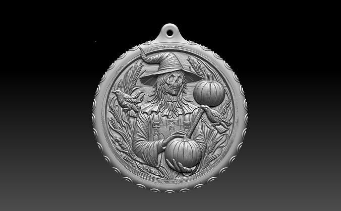 HM Halloween Keychain 014 3D print model