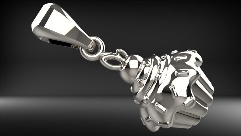 CUPCAKE PENDANT 3D print model_3