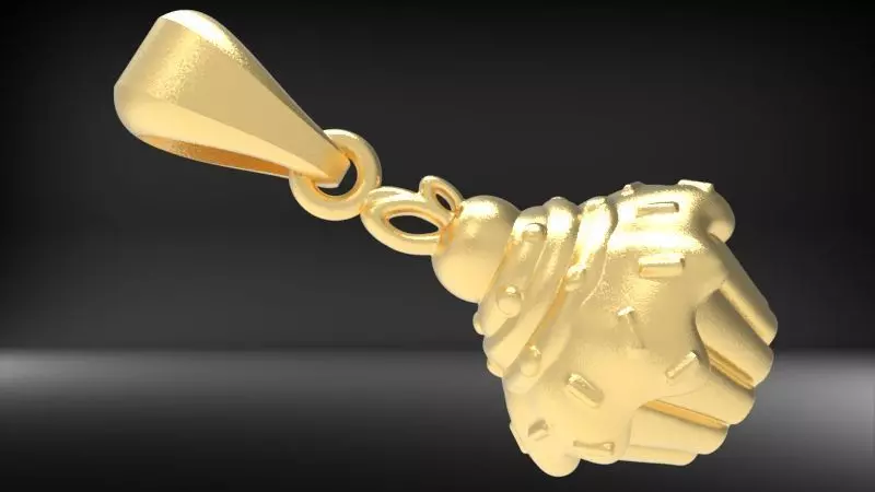 CUPCAKE PENDANT 3D print model_0