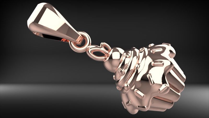 CUPCAKE PENDANT 3D print model_1