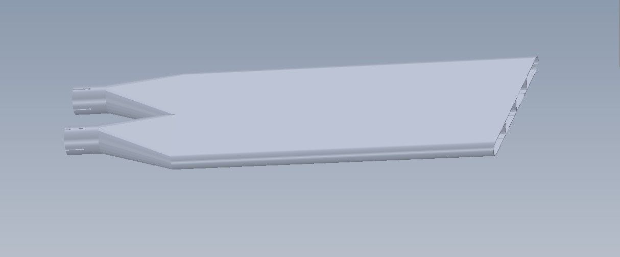 Boom Tube exhaust 3D print model_1