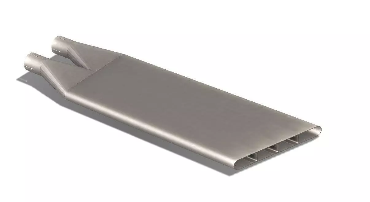 Boom Tube exhaust 3D print model_0