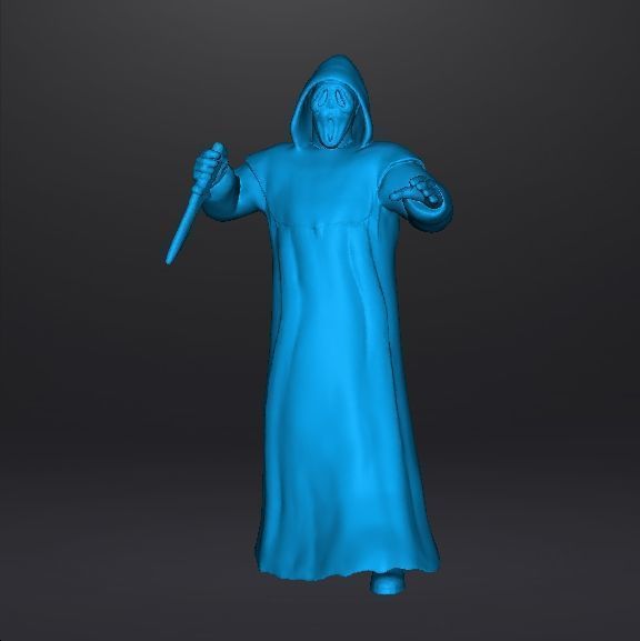 SCREAM GHOSTFACE MINIATURE MODEL HORROR FANTASY GAMES RPG DND 3D print model_10