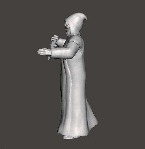 SCREAM GHOSTFACE MINIATURE MODEL HORROR FANTASY GAMES RPG DND 3D print model_6