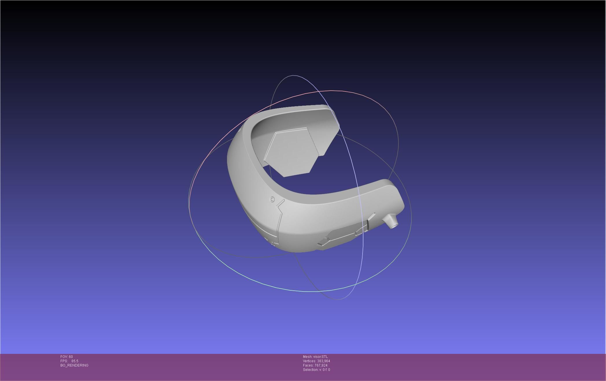 Kaiju No 8 Mina Ashiro Visor 3D print model_11