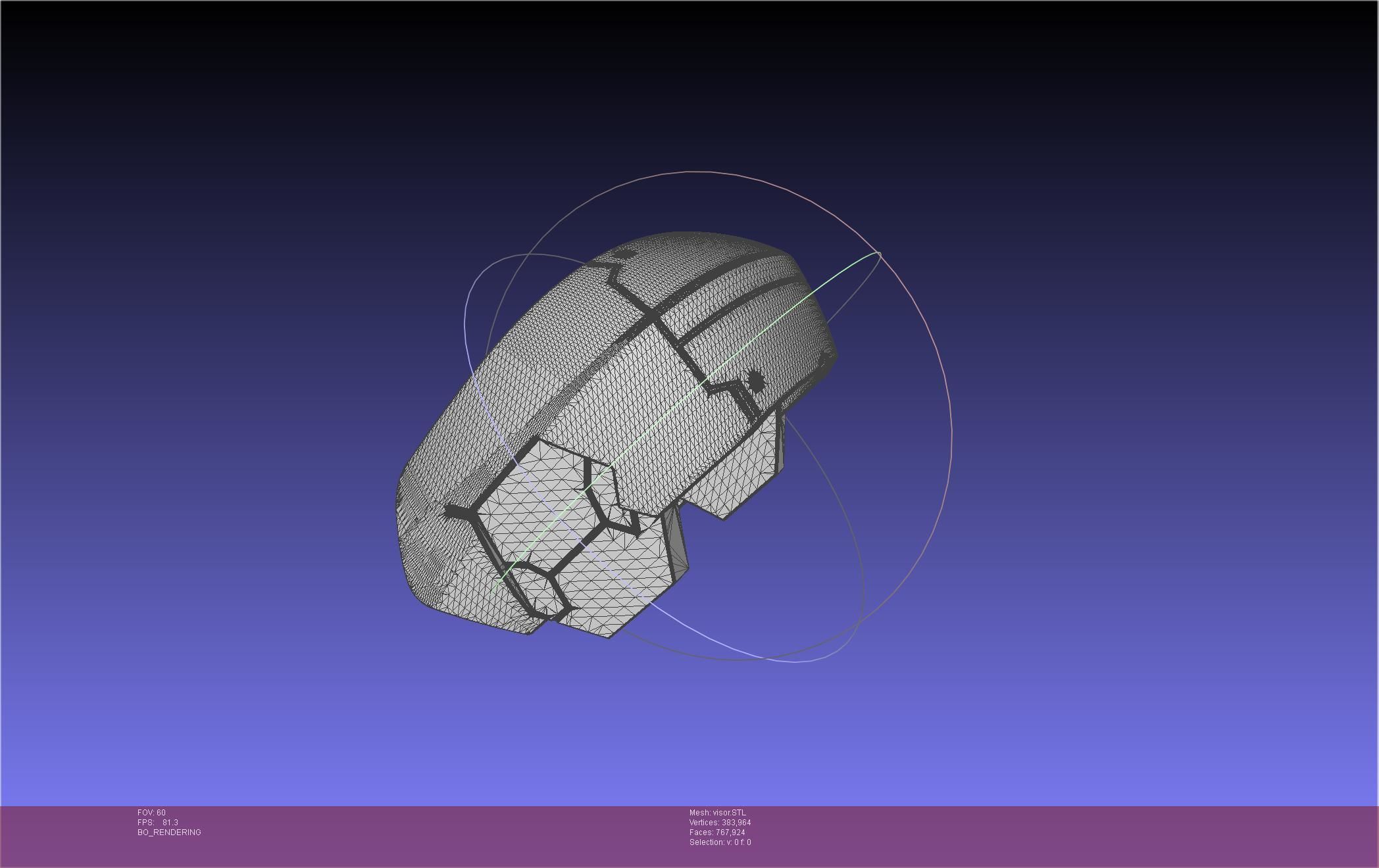 Kaiju No 8 Mina Ashiro Visor 3D print model_56