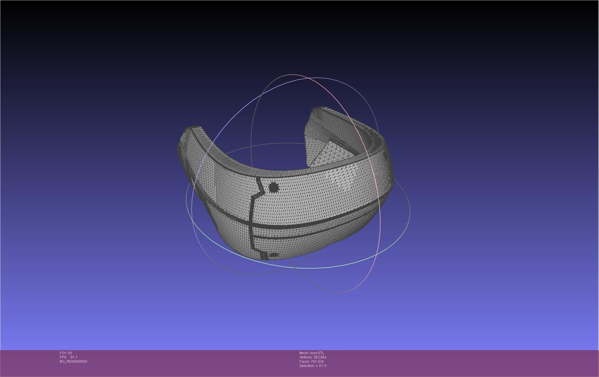 Kaiju No 8 Mina Ashiro Visor 3D print model_52