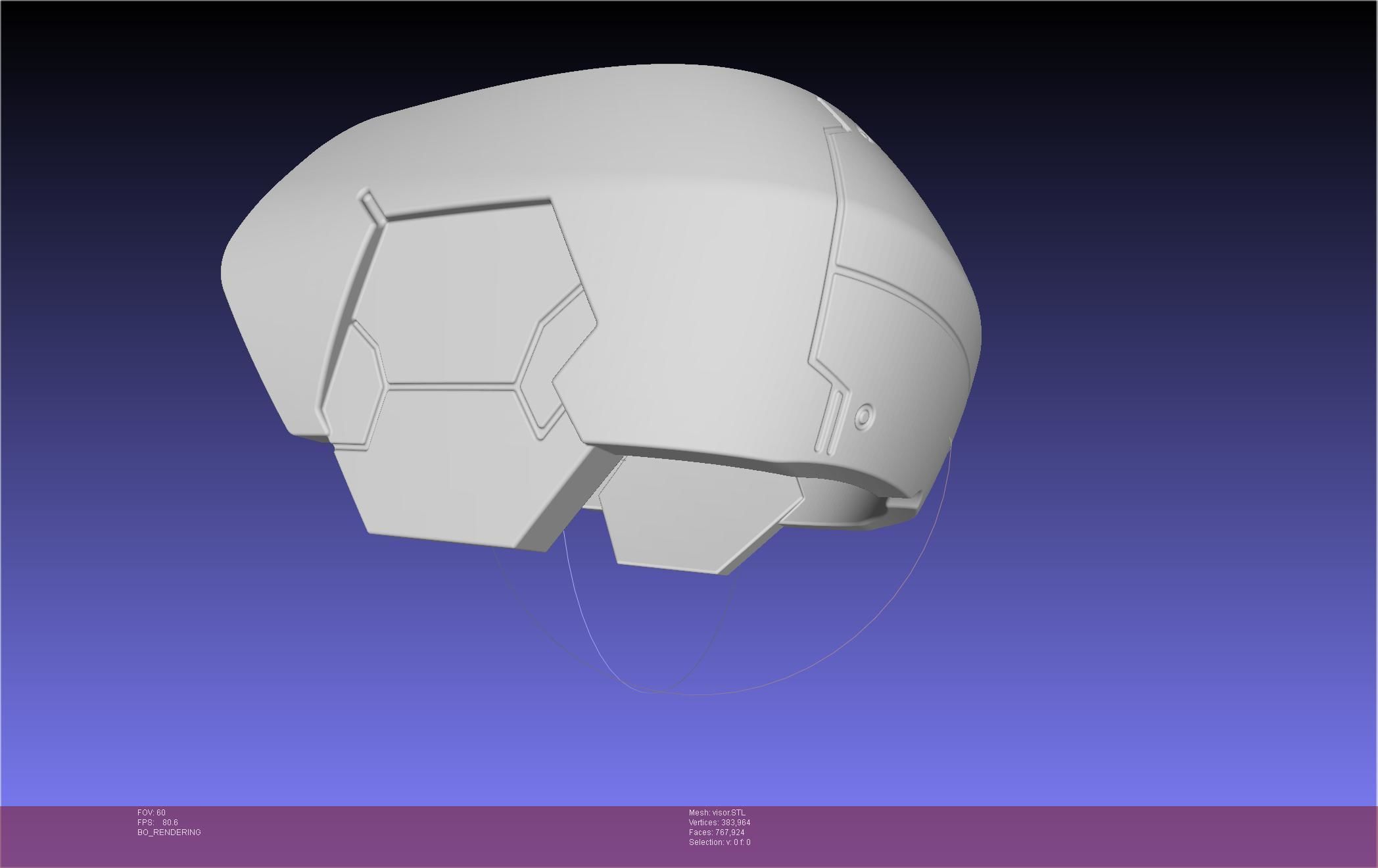 Kaiju No 8 Mina Ashiro Visor 3D print model_68