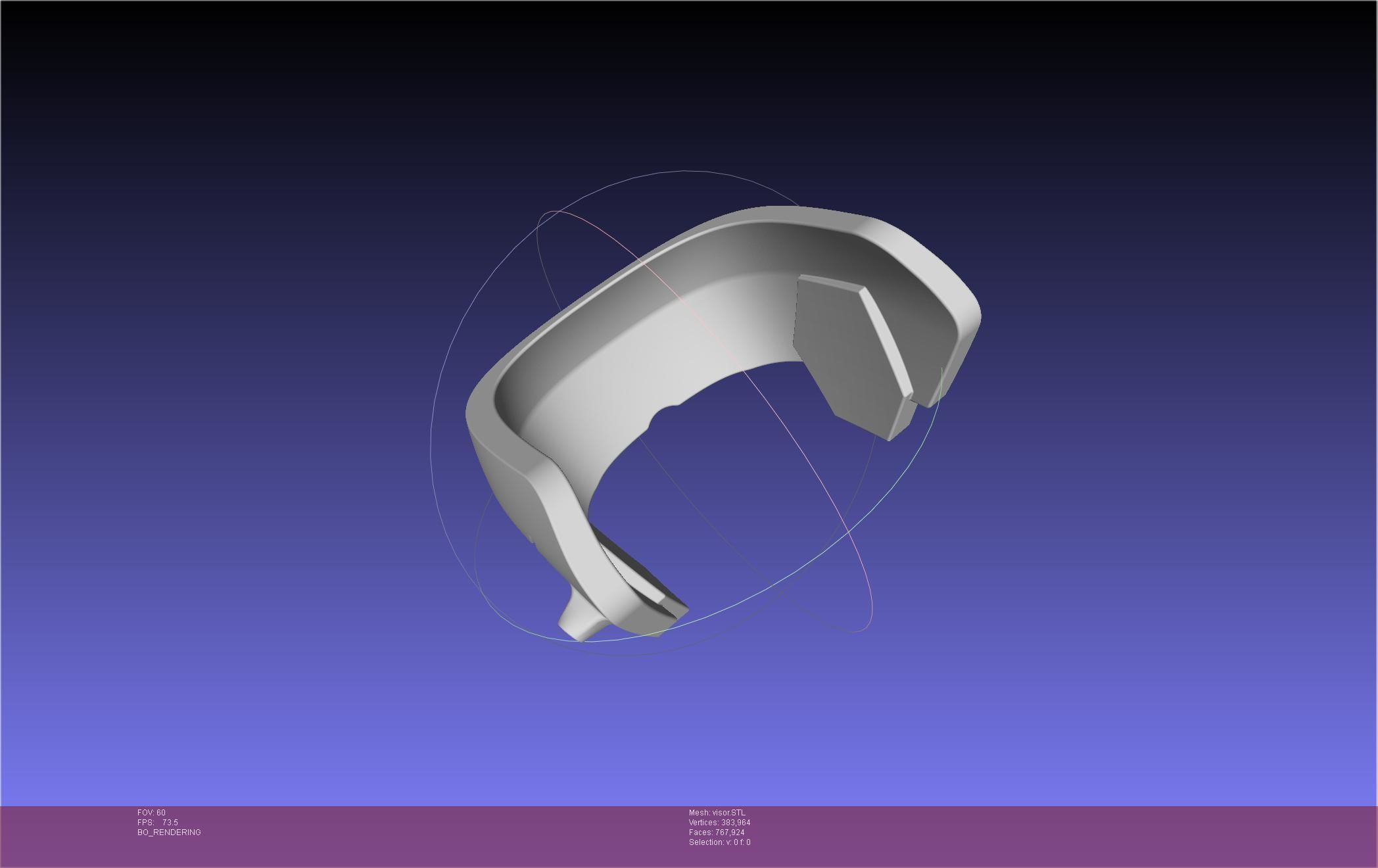 Kaiju No 8 Mina Ashiro Visor 3D print model_34