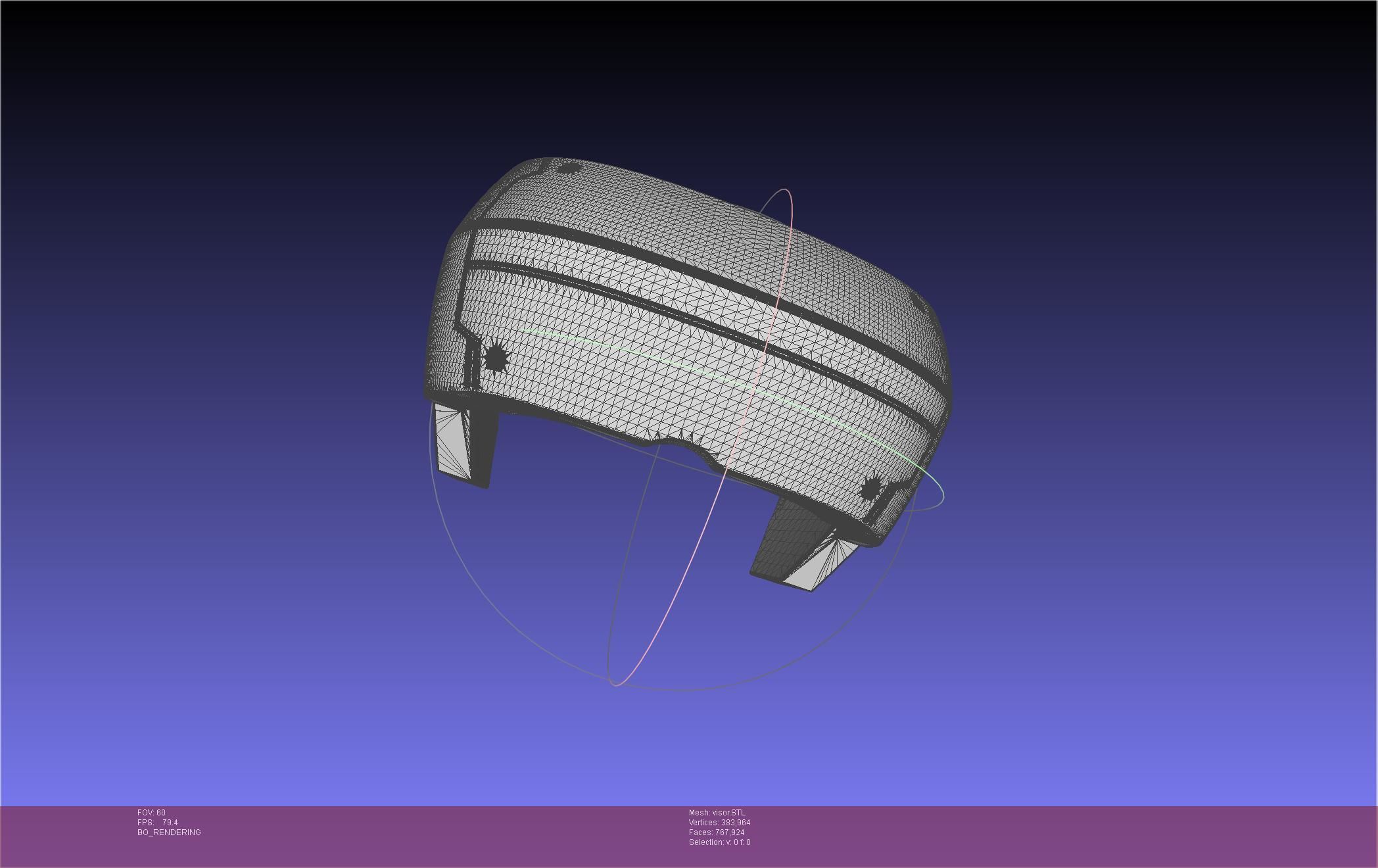 Kaiju No 8 Mina Ashiro Visor 3D print model_62